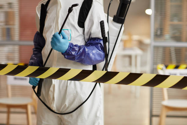 Professional Biohazard Cleanup technician working in Roswell, GA